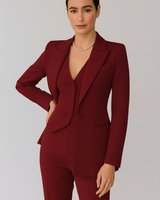3-Piece Suit Set with Blazer and Vest