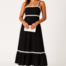 A-Line Maxi Dress with Slim Straps