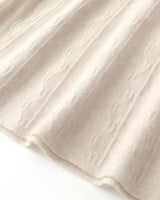 A-Line Midi Skirt Merino Wool Knit