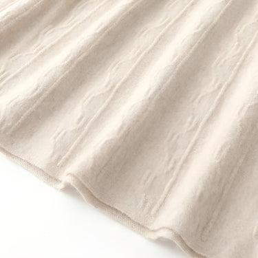 A-Line Midi Skirt Merino Wool Knit