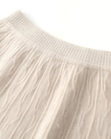 A-Line Midi Skirt Merino Wool Knit