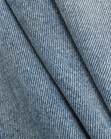 Asymmetric High-Waisted Straight-Leg Jeans with Waistband