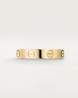 Band Ring with Screw Motif