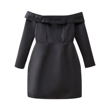 Bardot Mini Dress with Long Sleeves