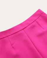 Belted Blazer and Wide-Leg Trousers Set