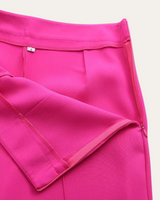 Belted Blazer and Wide-Leg Trousers Set