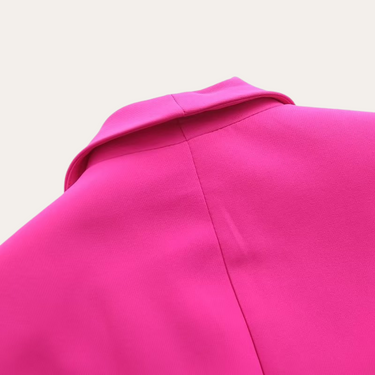 Belted Blazer and Wide-Leg Trousers Set