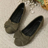 Bow Detail Ballet Flats with Rounded Toe
