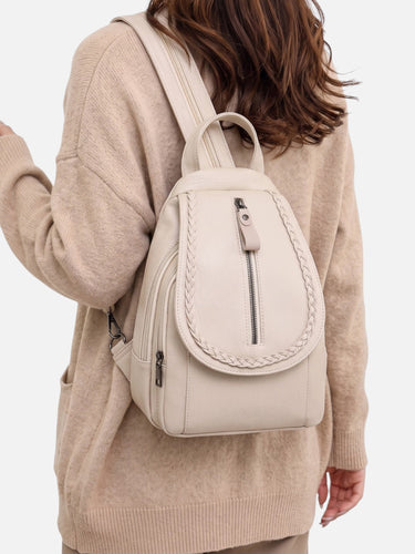 Close-up of the slip pocket inside the bag