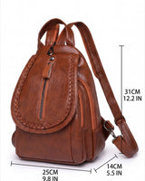 Bag worn as a backpack on a model