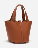 Bucket Bag with Lock Detail