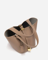 Bucket Bag with Lock Detail