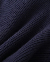 Button-Front Knit Cardigan with Trim