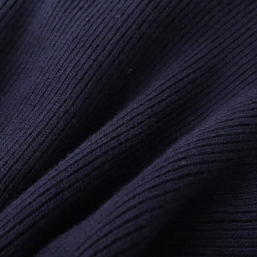 Button-Front Knit Cardigan with Trim