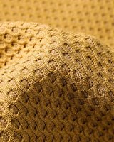 Chunky Knit Cardigan Womens with Open Front and Waffle Texture