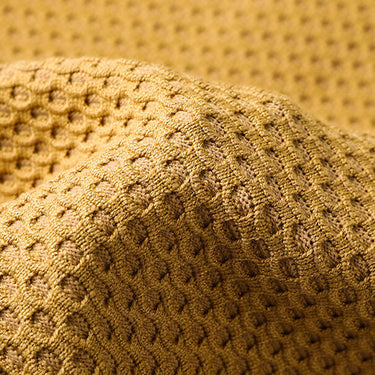 Chunky Knit Cardigan Womens with Open Front and Waffle Texture