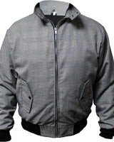 Side view of the men's Harrington jacket showing overall silhouette