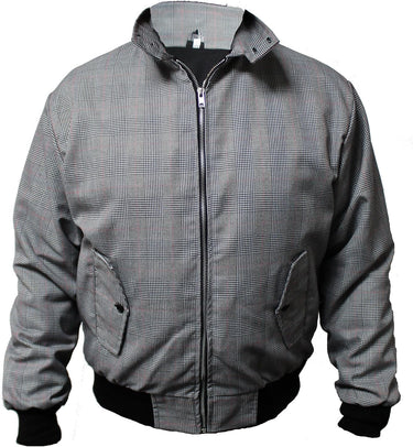Side view of the men's Harrington jacket showing overall silhouette
