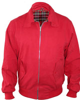 Button-fastened front pocket detail on the men's Harrington jacket