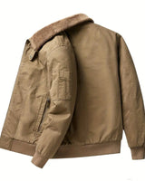 Interior view showing the sherpa lining and patch pocket
