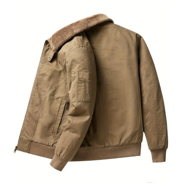 Interior view showing the sherpa lining and patch pocket