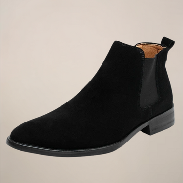 Classic Men’s Chelsea Boots With Elastic Side Panels And Ankle Design