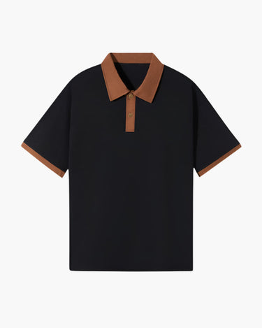 Classic Men’s Polo Shirt With Short Sleeve And Contrast Collar Detail