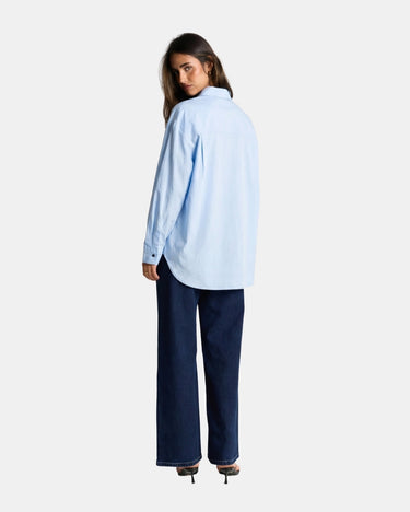 Classic Women’s Oversized Button Up Shirt With Long Sleeve