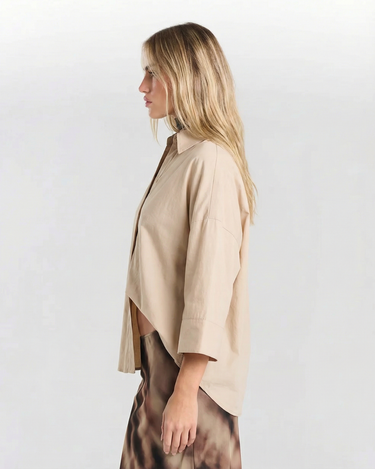 Classic Women’s Oversized Button Up Shirt With Relaxed Fit