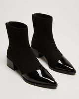 Classy Suede Ankle Boots with Block Heel