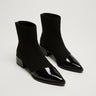 Classy Suede Ankle Boots with Block Heel