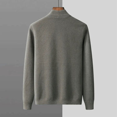 Clean Men’s Button Front Cardigan With Open Knit Design And Relaxed Fit