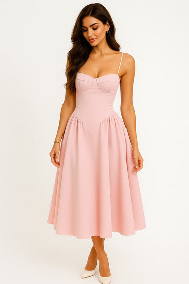 Corset Bodice Wedding Guest Dress