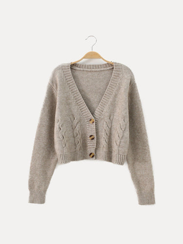 Side view showing cropped length and relaxed fit through the body