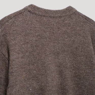 Cropped Knit Cardigan with Button Front