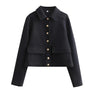 Cropped Overshirt Jacket with Flap Pockets