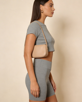 Cropped Top and High Waisted Shorts Co Ord Set