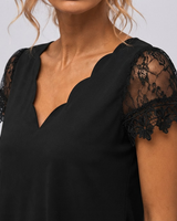 Back view of the sleeveless midi dress with clean hem finish