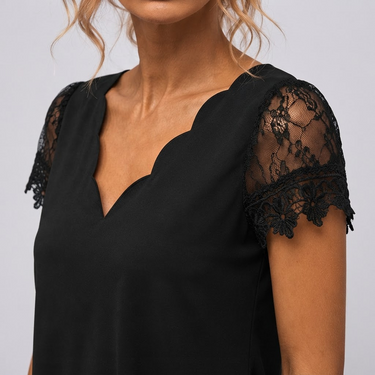 Back view of the sleeveless midi dress with clean hem finish