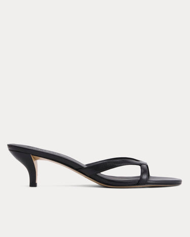 Elegant Women’s Strappy Kitten Heel Mules With Open Toe