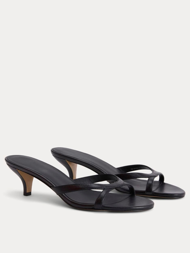 Elegant Women’s Strappy Kitten Heel Mules With Open Toe