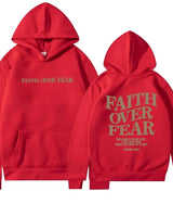 Faith Over Fear Oversized Hoodie