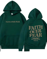 Faith Over Fear Oversized Hoodie