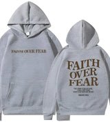 Faith Over Fear Oversized Hoodie