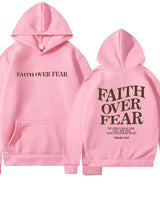 Faith Over Fear Oversized Hoodie