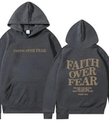 Faith Over Fear Oversized Hoodie