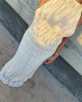 Halter Neck Maxi Dress with Open Back Detail