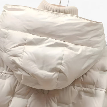Hooded Quilted Jacket with Snap Closure