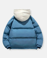 Hooded Quilted Winter Jacket with Plush Lining