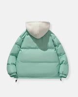 Hooded Quilted Winter Jacket with Plush Lining